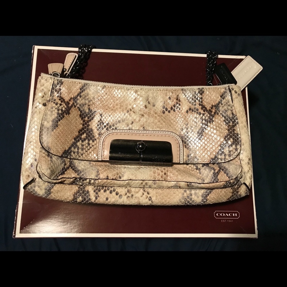 Python Skin Coach Purse - image 1